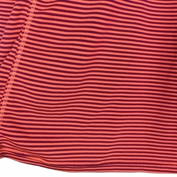 NIKE Top Racerback Sports Bra Stripe Mesh Keyhole Athletic Sportswear Size Large - Picture 11 of 14